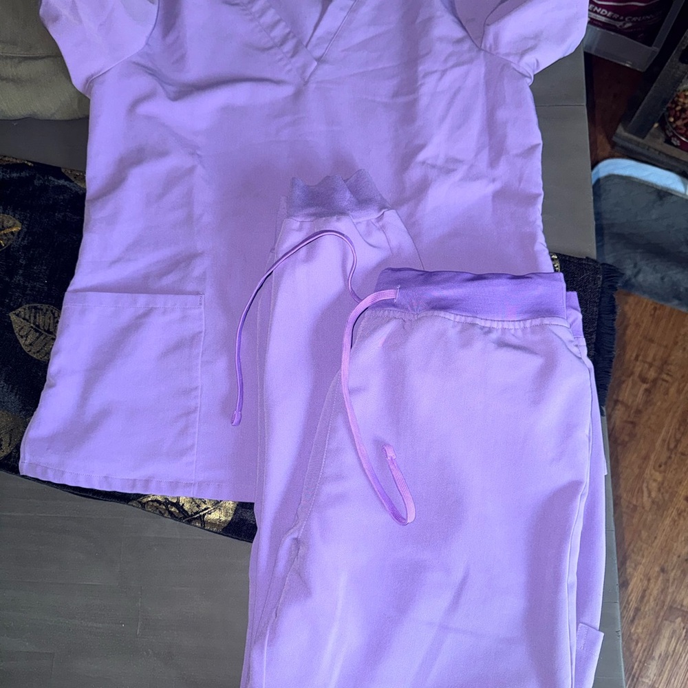 Lavender Scrub Set
